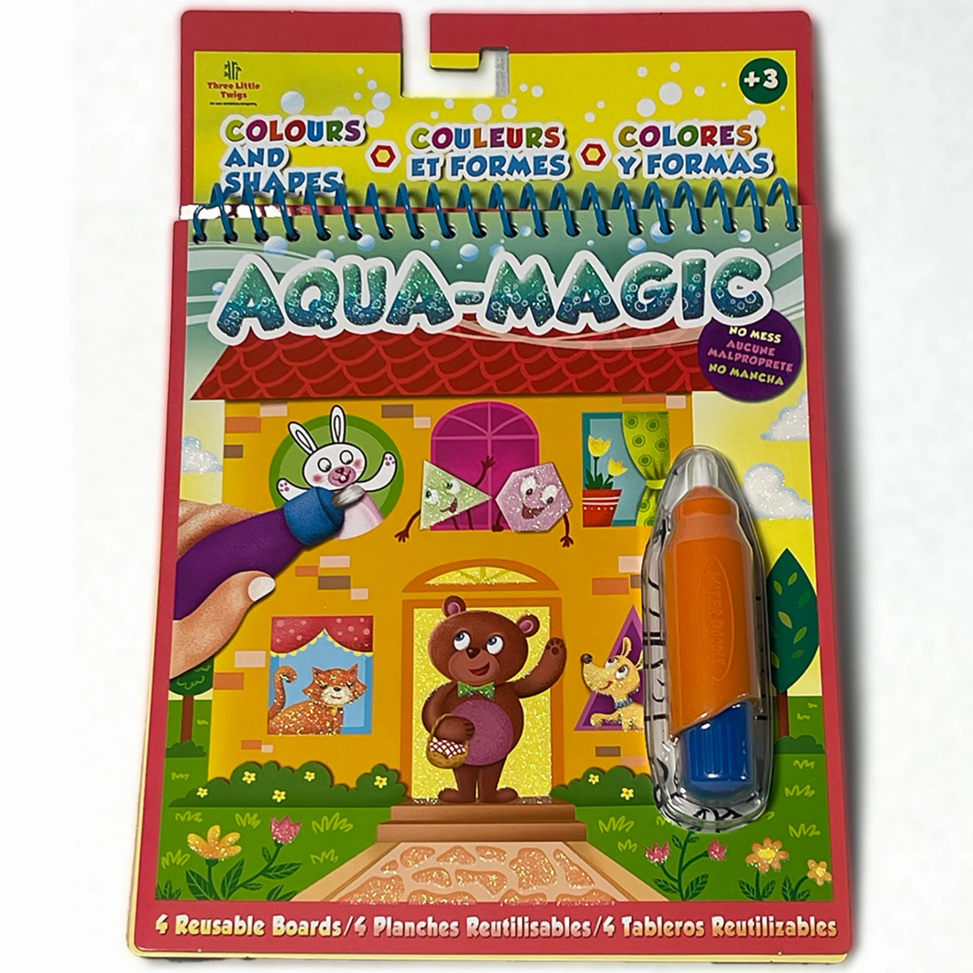 Three Little Twigs: Aqua Magic Bundle - 4pk Interactive Reusable Books