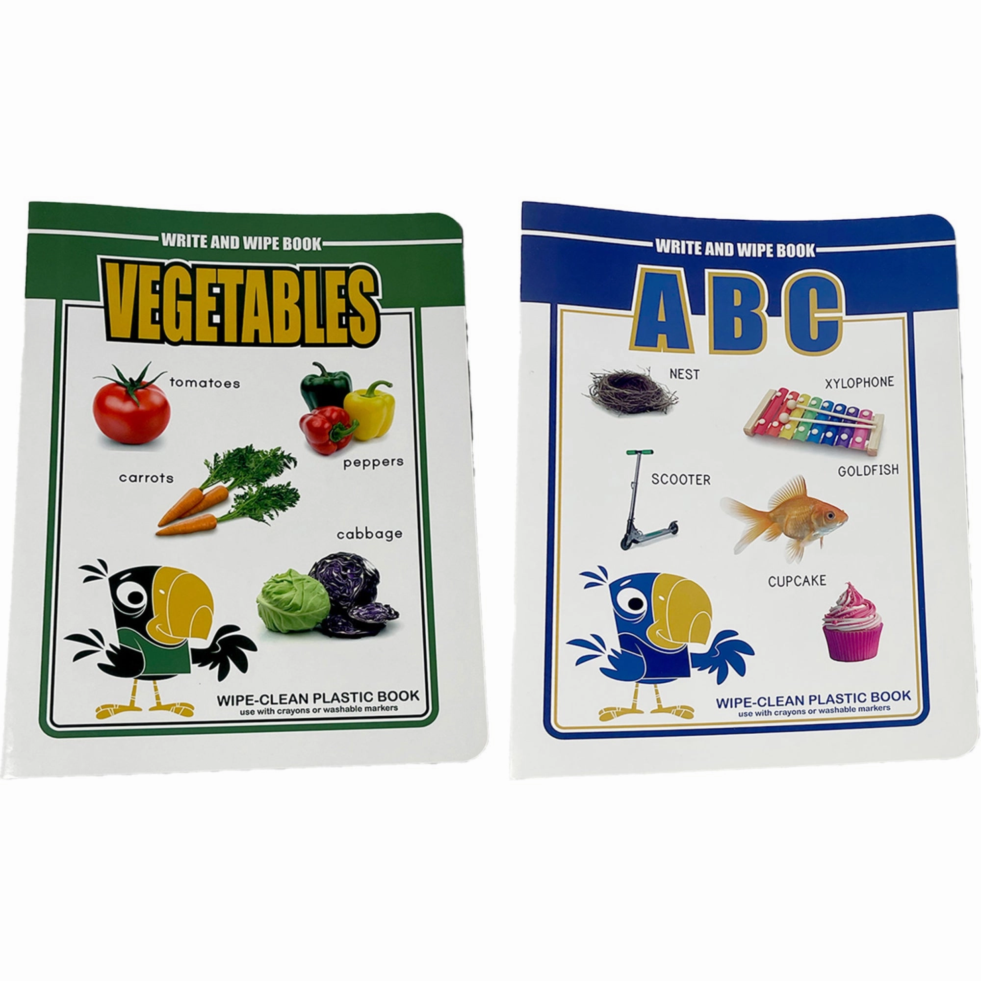 Three Little Twigs Write & Wipe - 8pk Assorted Reusable Educational Books