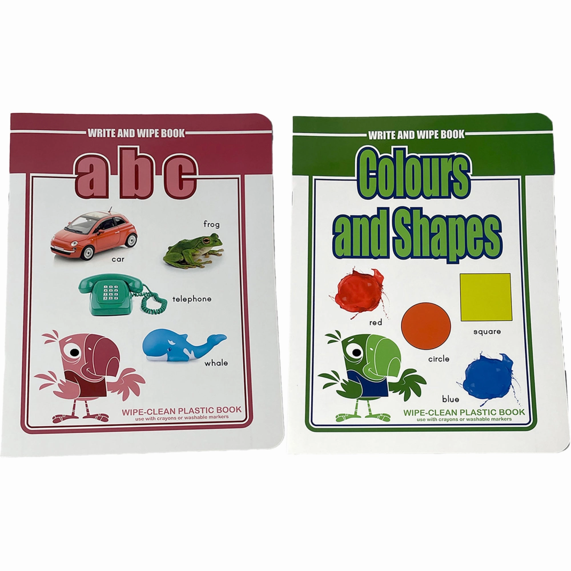 Three Little Twigs Write & Wipe - 8pk Assorted Reusable Educational Books