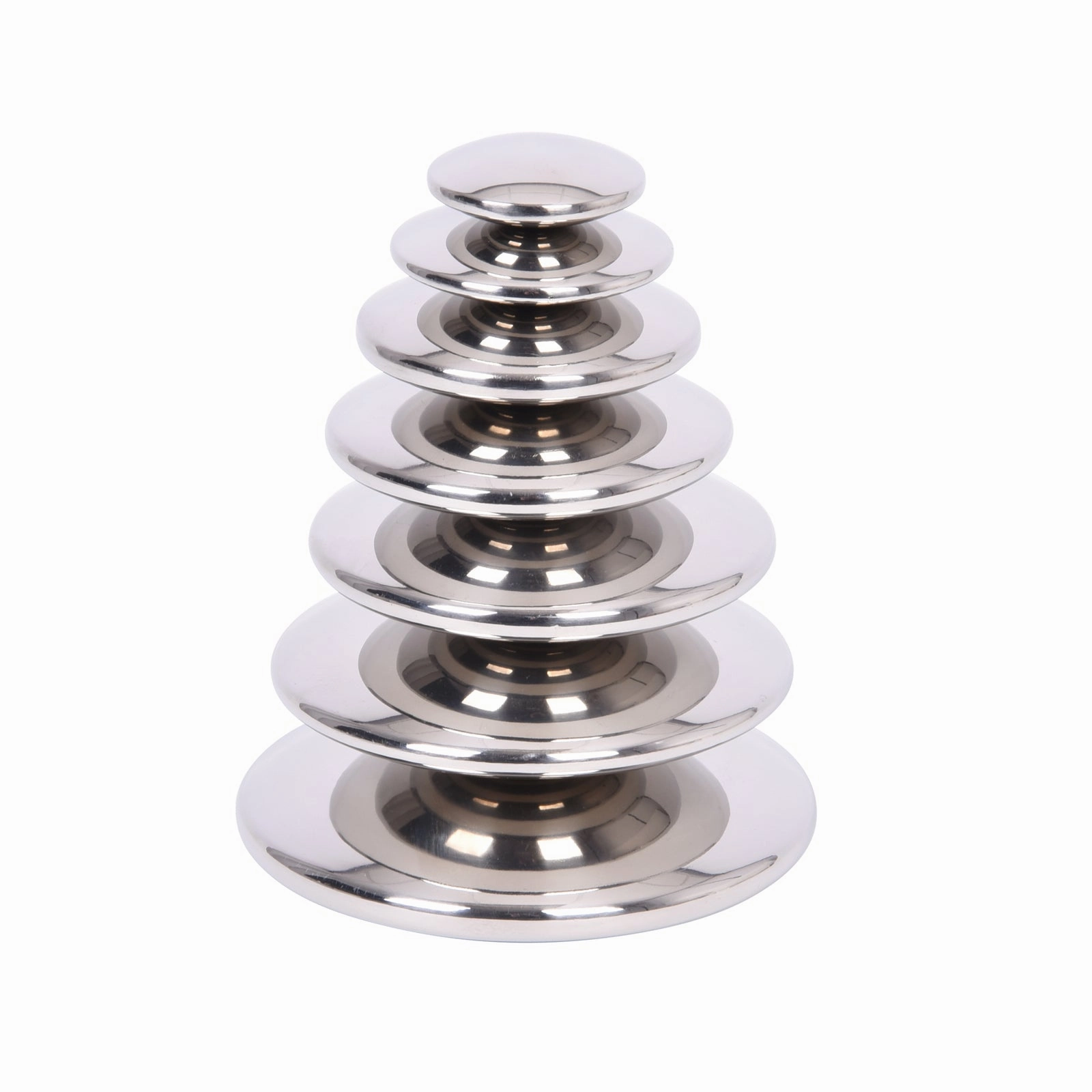 TickiT Sensory Reflective Silver Buttons - Set of 7