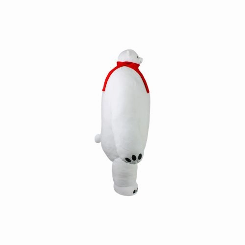 Tiny Headed Polar Pip 15 Inch Bear with Red Scarf