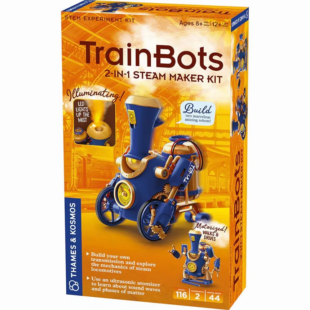 Trainbots: 2-in-1 Steam Maker Kit