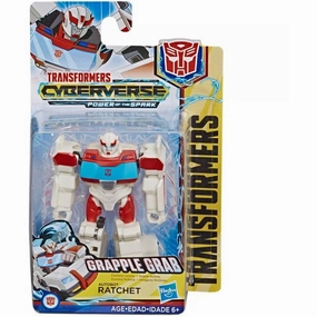 Transformers Cyberverse Adventures Scout Class Figure Grapple Grab Autobot Ratchet