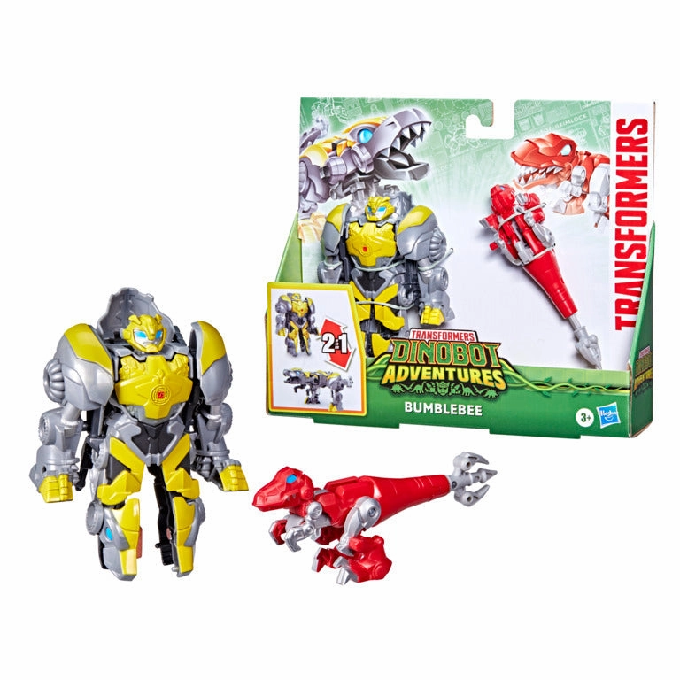 Transformers Dinobot Adventures Dinobt Defenders Bumblebee & Lance