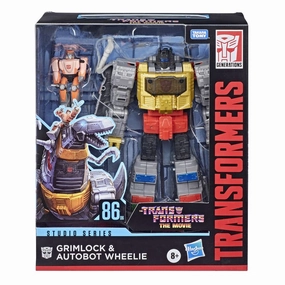 Transformers Generations Studio Series Leader Class Grimlock & Autobot Wheelie