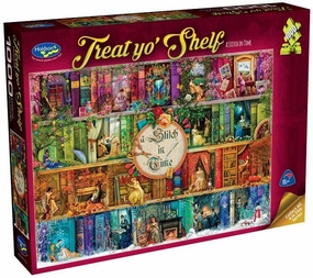 TREAT YO' SHELF A STITCH IN TIME 1000 PIECE PUZZLE