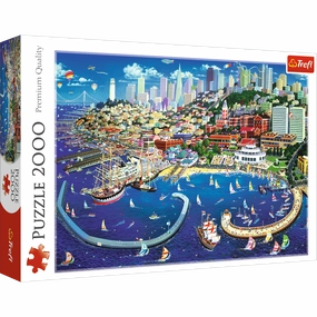 TREFL 2000 PIECE PUZZLE SAN FRANCISCO BAY