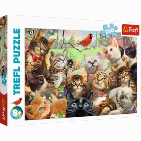 TREFL 260 PIECE PUZZLE KITTENS