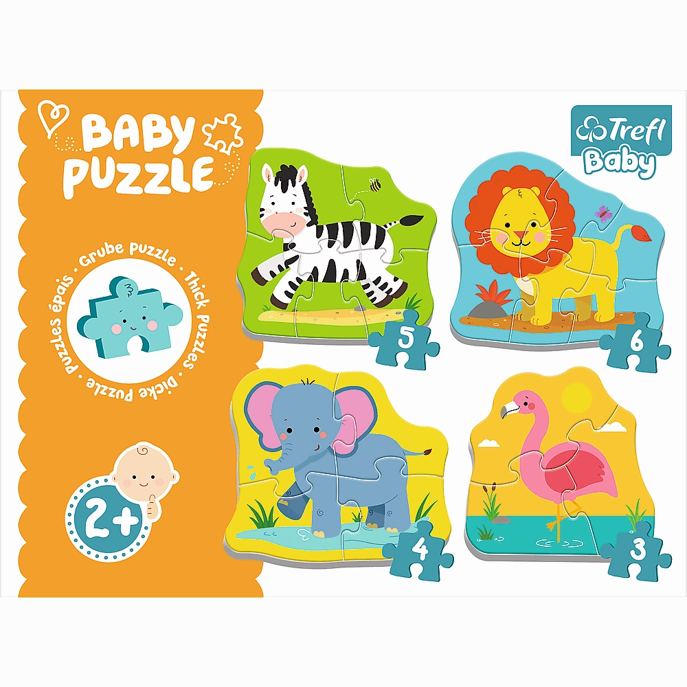 TREFL BABY PUZZLE ANIMALS ON THE SAFARI