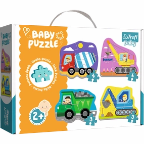 TREFL BABY PUZZLE VEHICLES ON THE CONSTRUCTION SITE