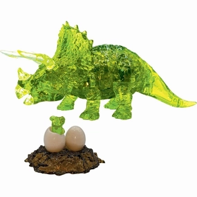 Triceratops & Baby 3D Crystal Puzzle 61pc