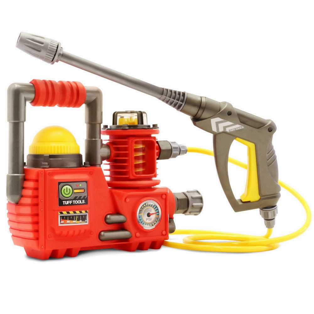 Tuff Tools Kids Power Washer - Realistic Water-Spraying Toy - Ages 3 