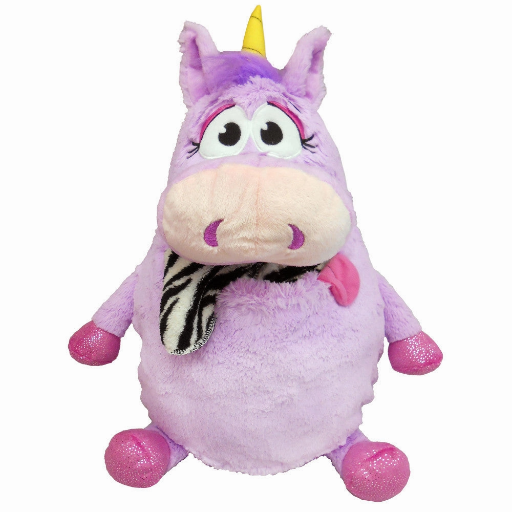 Tummy Stuffers Plush Unicorn - Purple Storage Companion