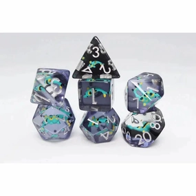 Turquoise Koi RPG Dice