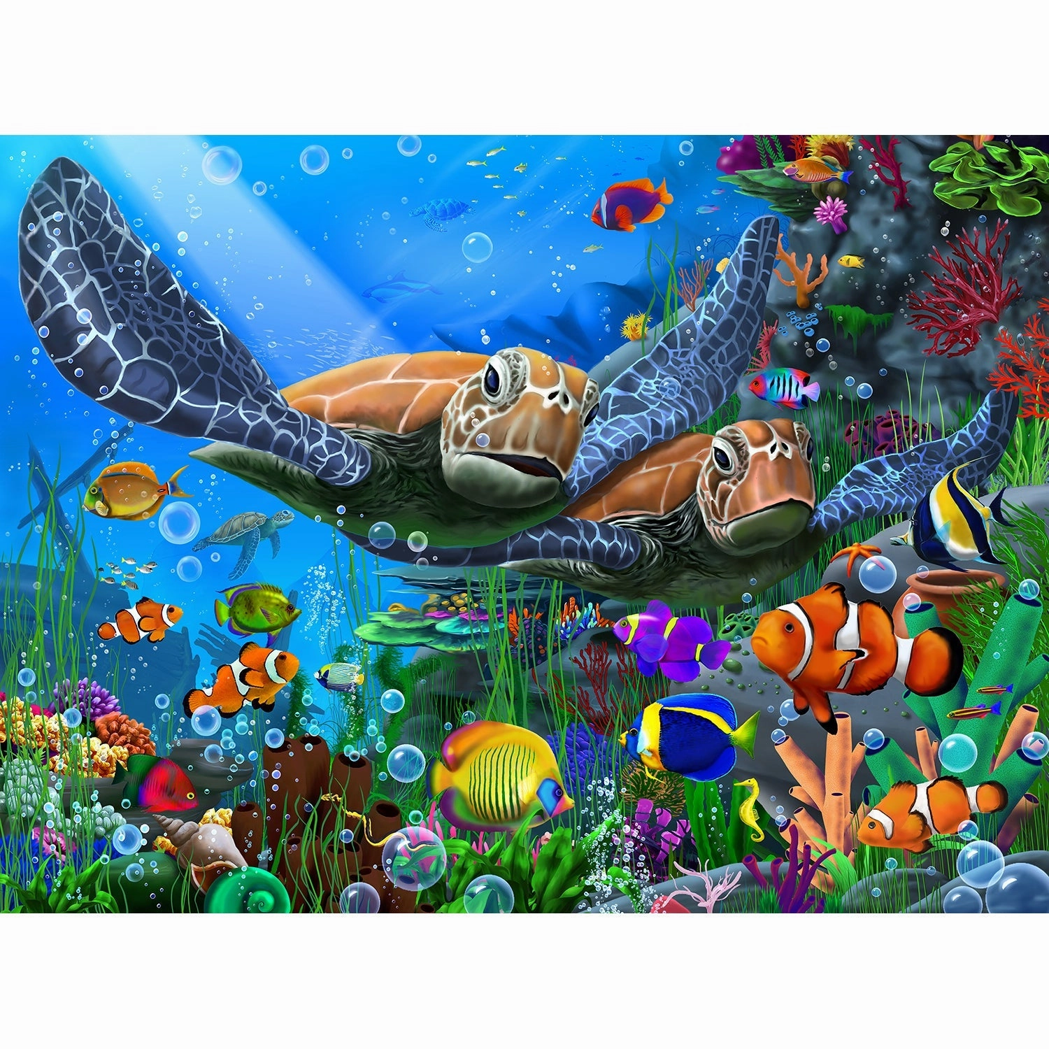 TURTLES OF THE DEEP 1500 PIECE PUZZLE