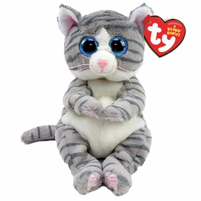 Ty Beanie Bellies Regular - Mitzi Grey Tabby Cat