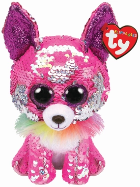 Ty Beanie Boos Flippables Charmed The Pink Chihuahua