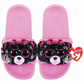 Ty Fashion Sequin Pool Slides S11-13 Kiki The Cat
