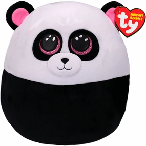 Ty Squishy Beanies 25cm - Bamboo Black And White Panda