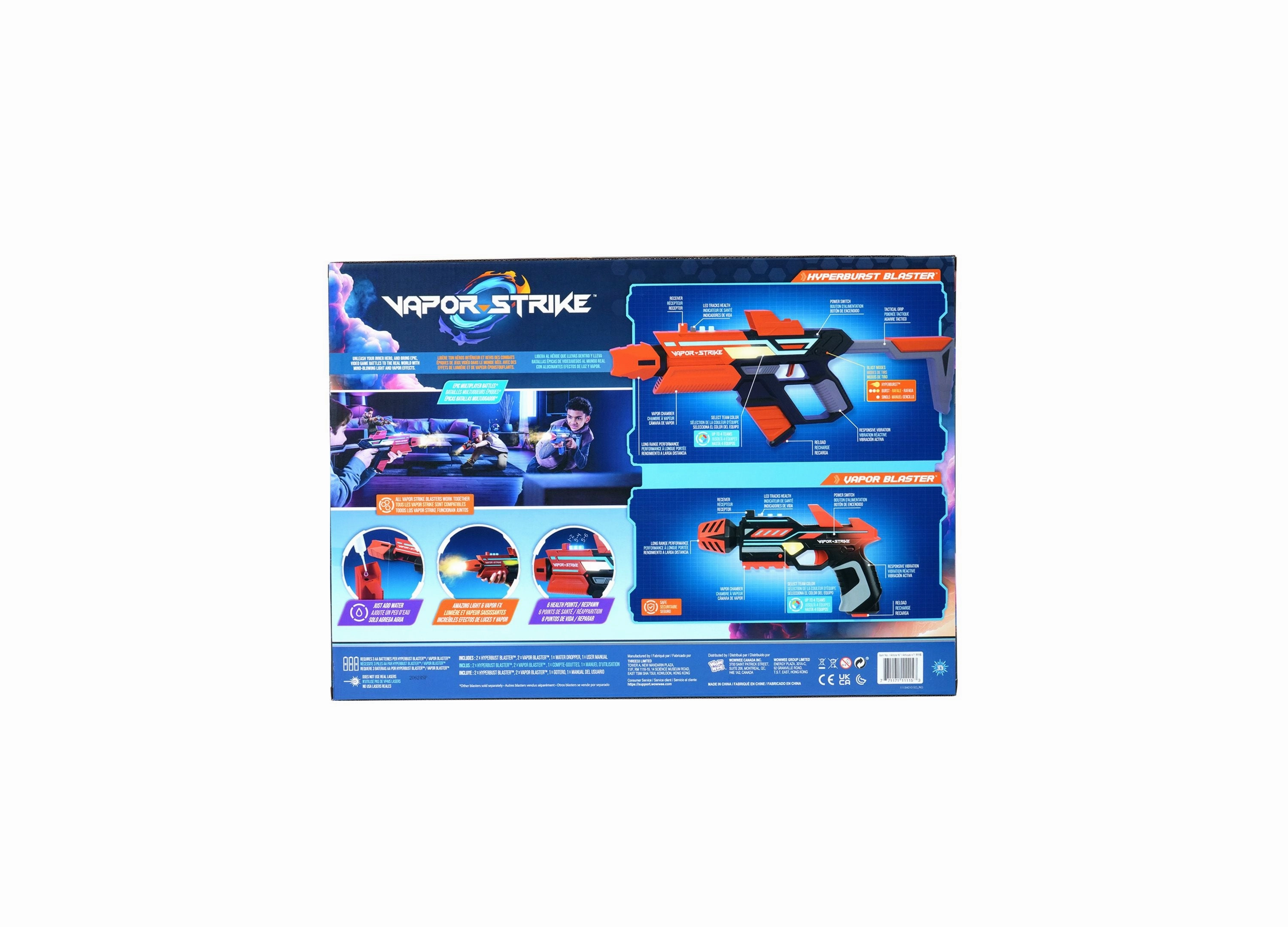 Vapor Blaster Pistol: Ultimate Light-Up Combat Game