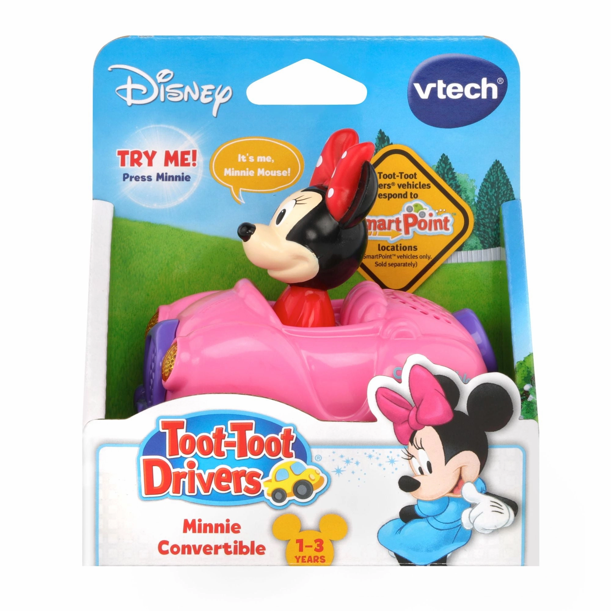 VTech Toot-Toot Drivers Disney Vehicles - Minnie Convertible