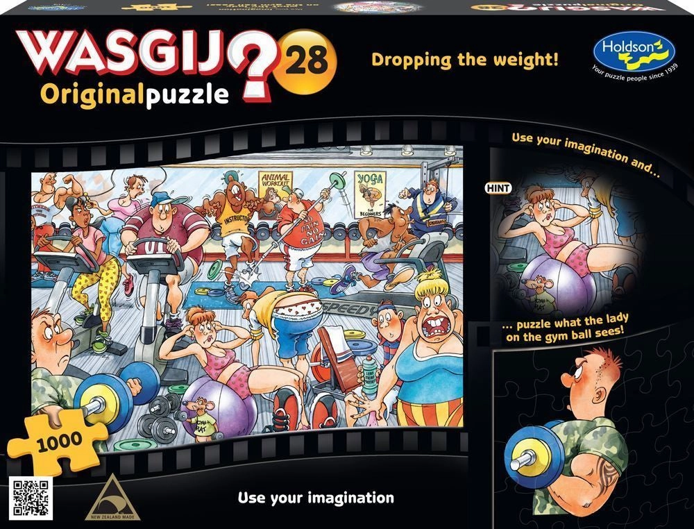 Wasgij Original #28 Dropping The Weight! 1000 Piece Puzzle