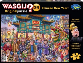 Wasgij Original #39 1000 Piece Puzzle Chinese New Year!