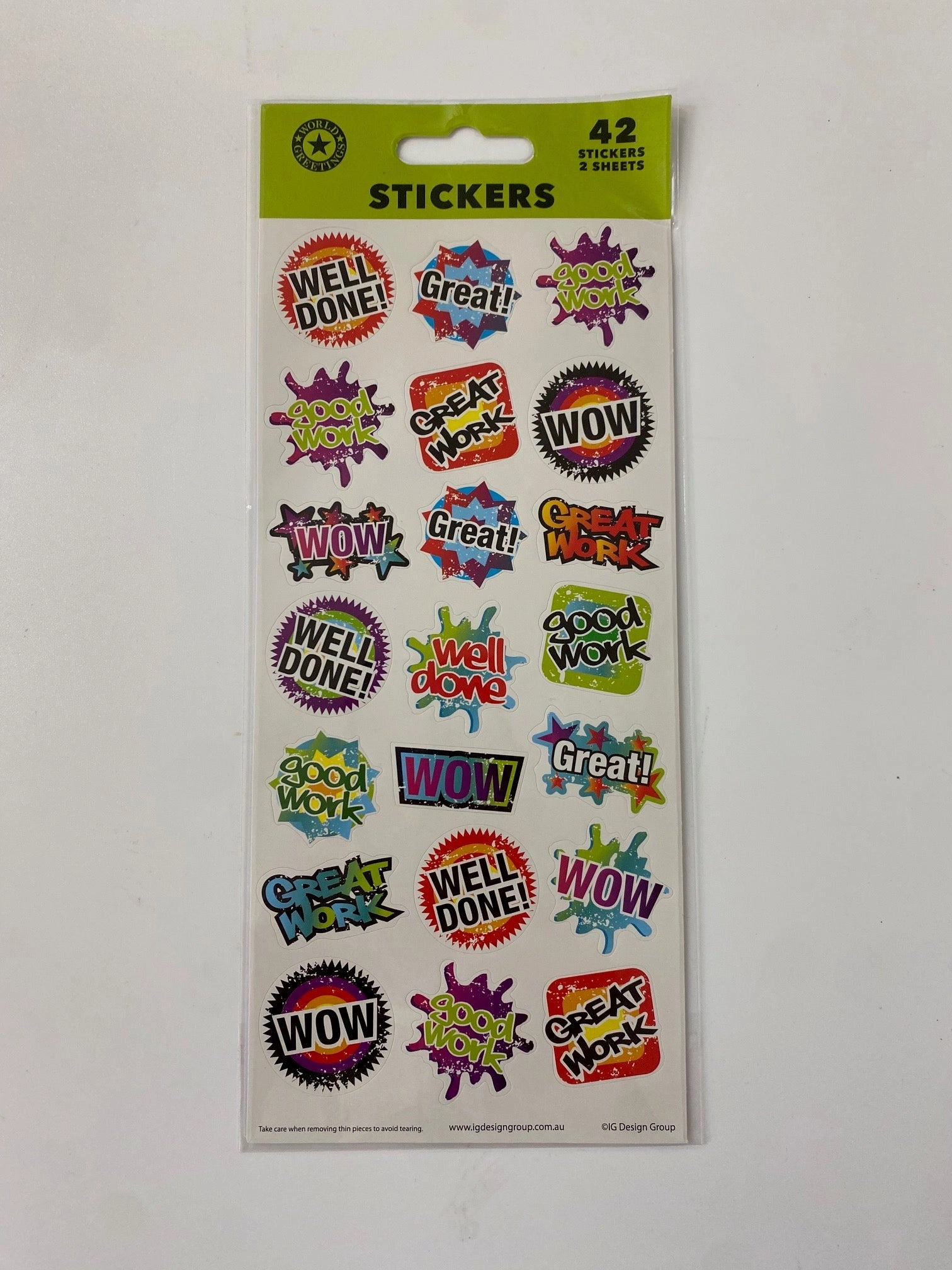 Well Done Stickers