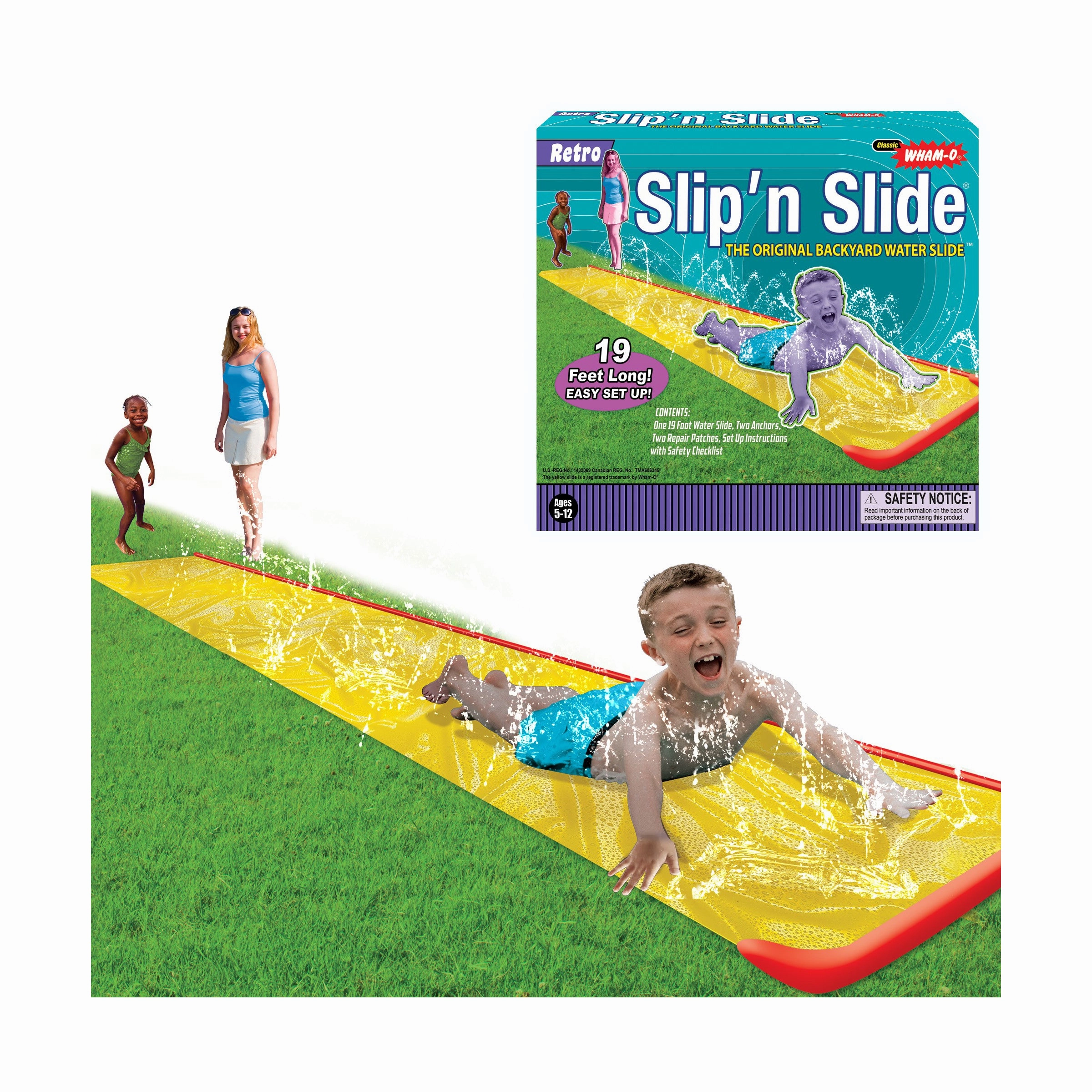 Wham-O Classic Retro Slip' n Slide Water Slide
