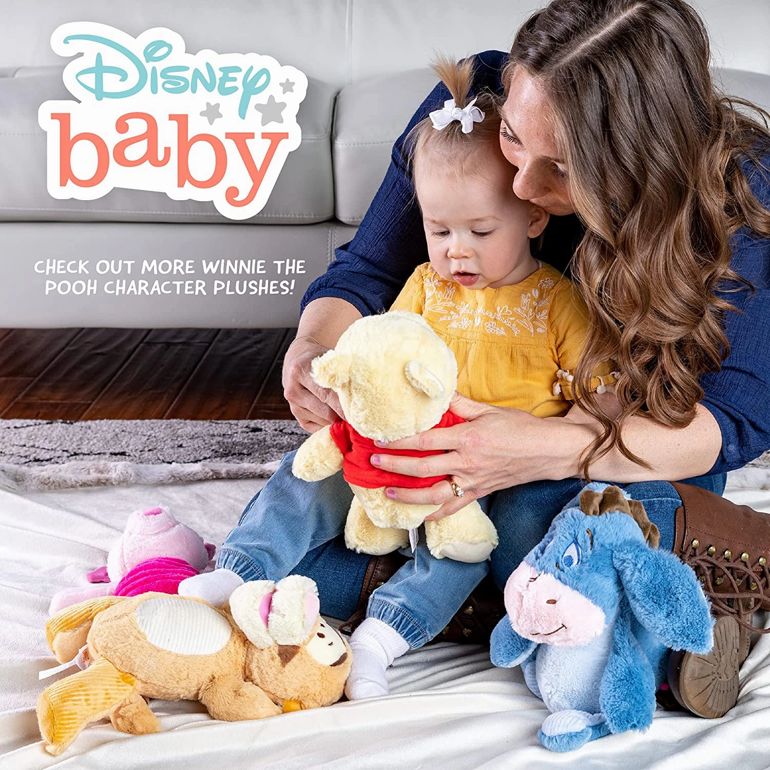 Winnie The Pooh Sensory Plush 23cm - Piglet