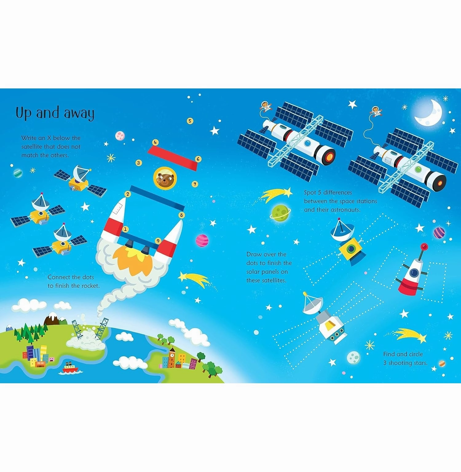 Wipe:Clean: Space Activities [Paperback] Robson Kirsteen and Alistar