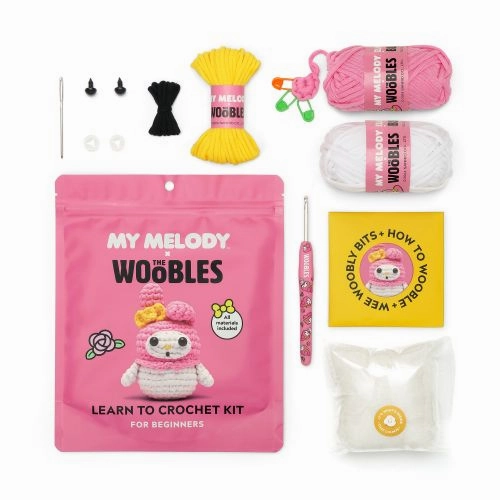 Woobles My Melody Beginner-Friendly Crochet Kit