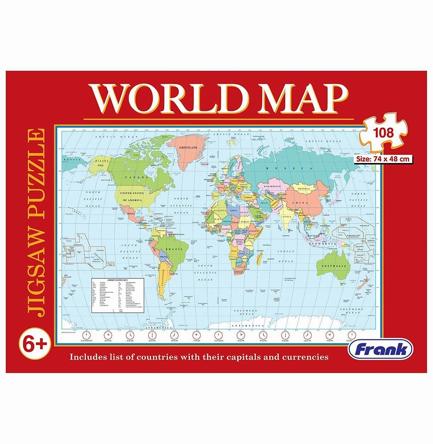 World Map Jigsaw Puzzle