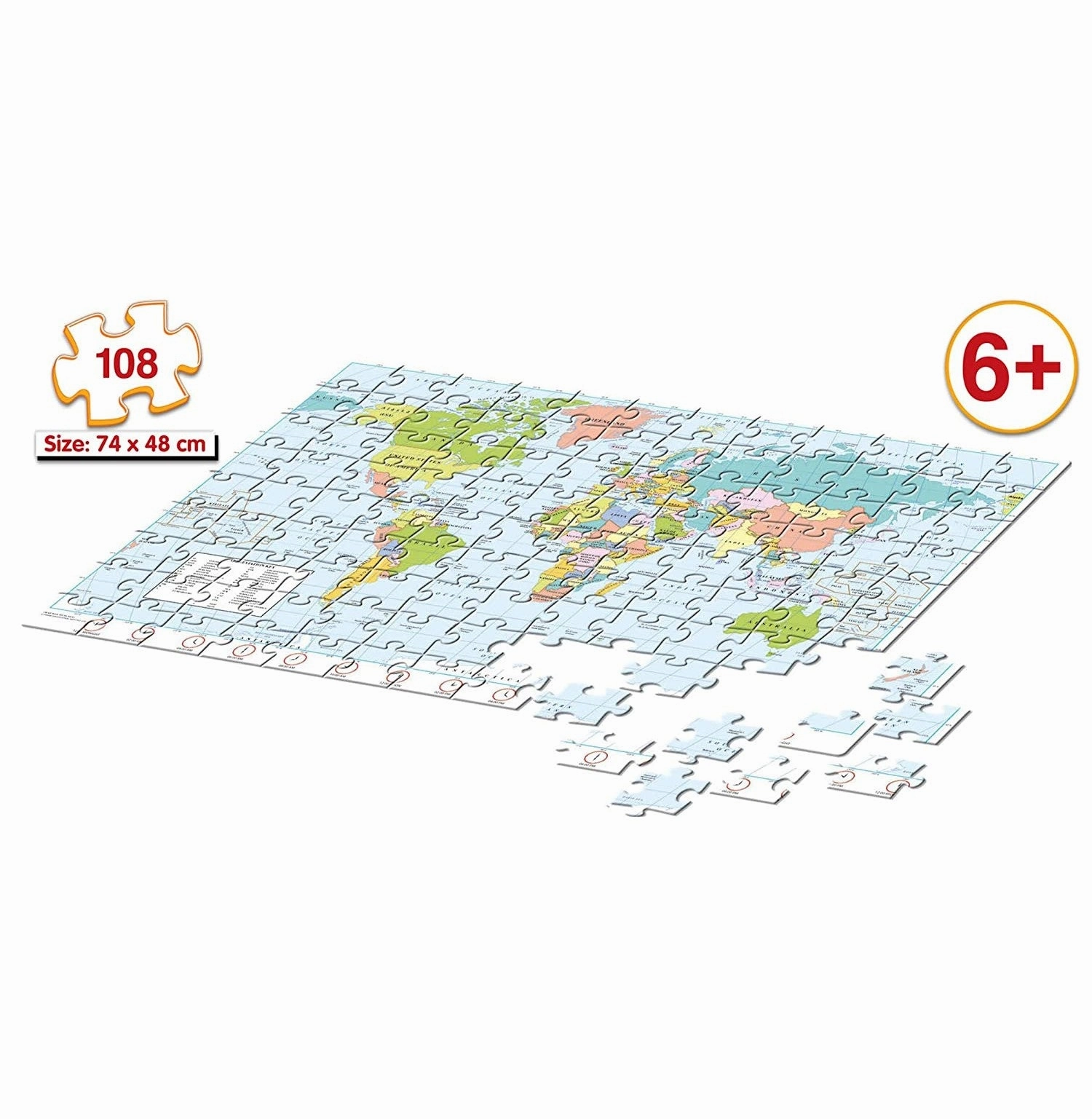 World Map Jigsaw Puzzle
