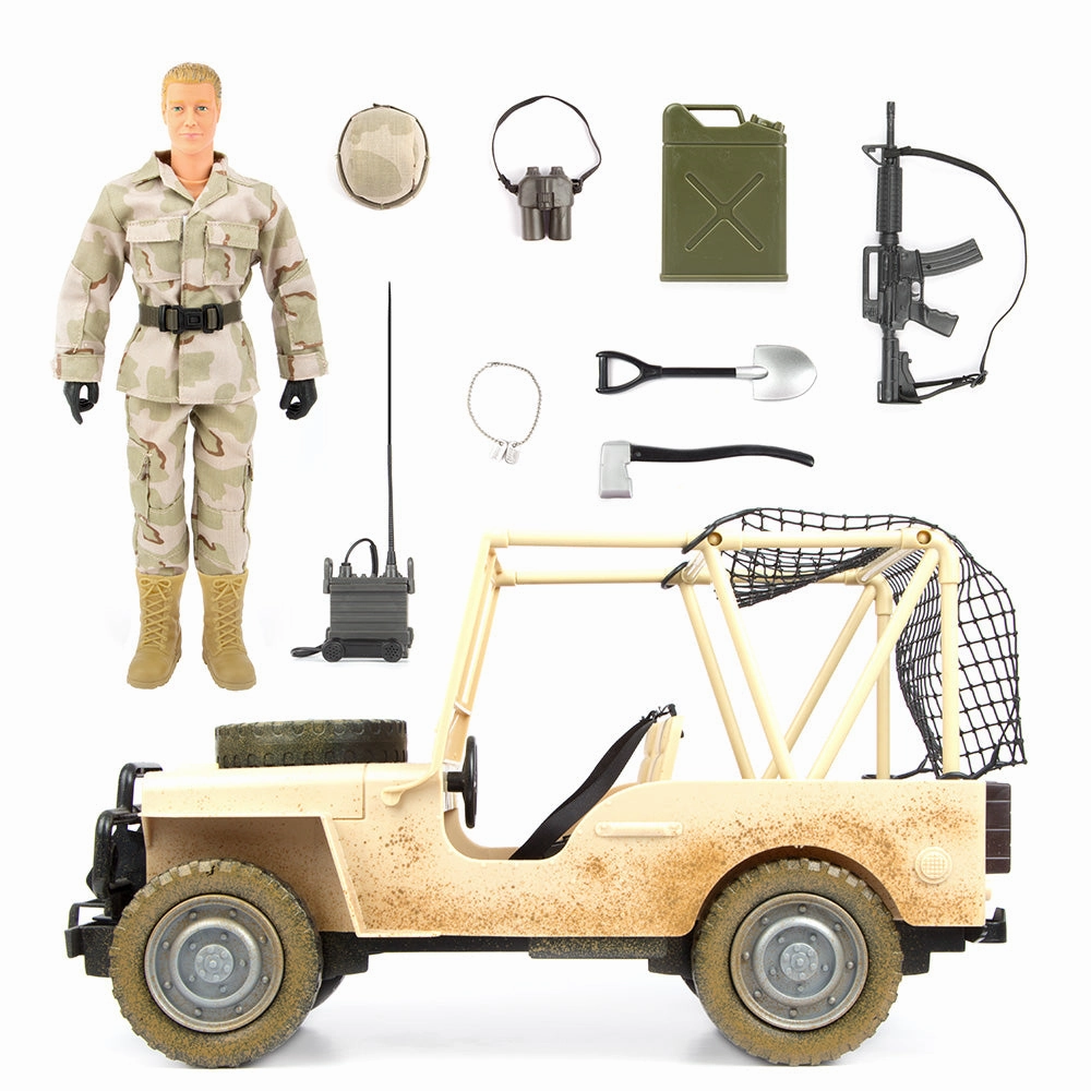 World Peacekeepers 1:6 Military Vehicle With Figure