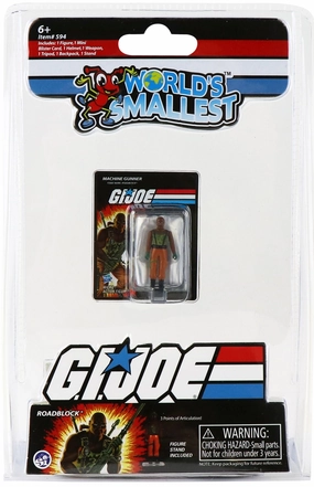 World's Smallest Action Figure G.I. Joe Roadblock