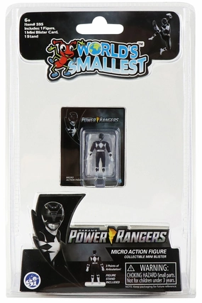 World's Smallest Action Figure Power Rangers Black Ranger