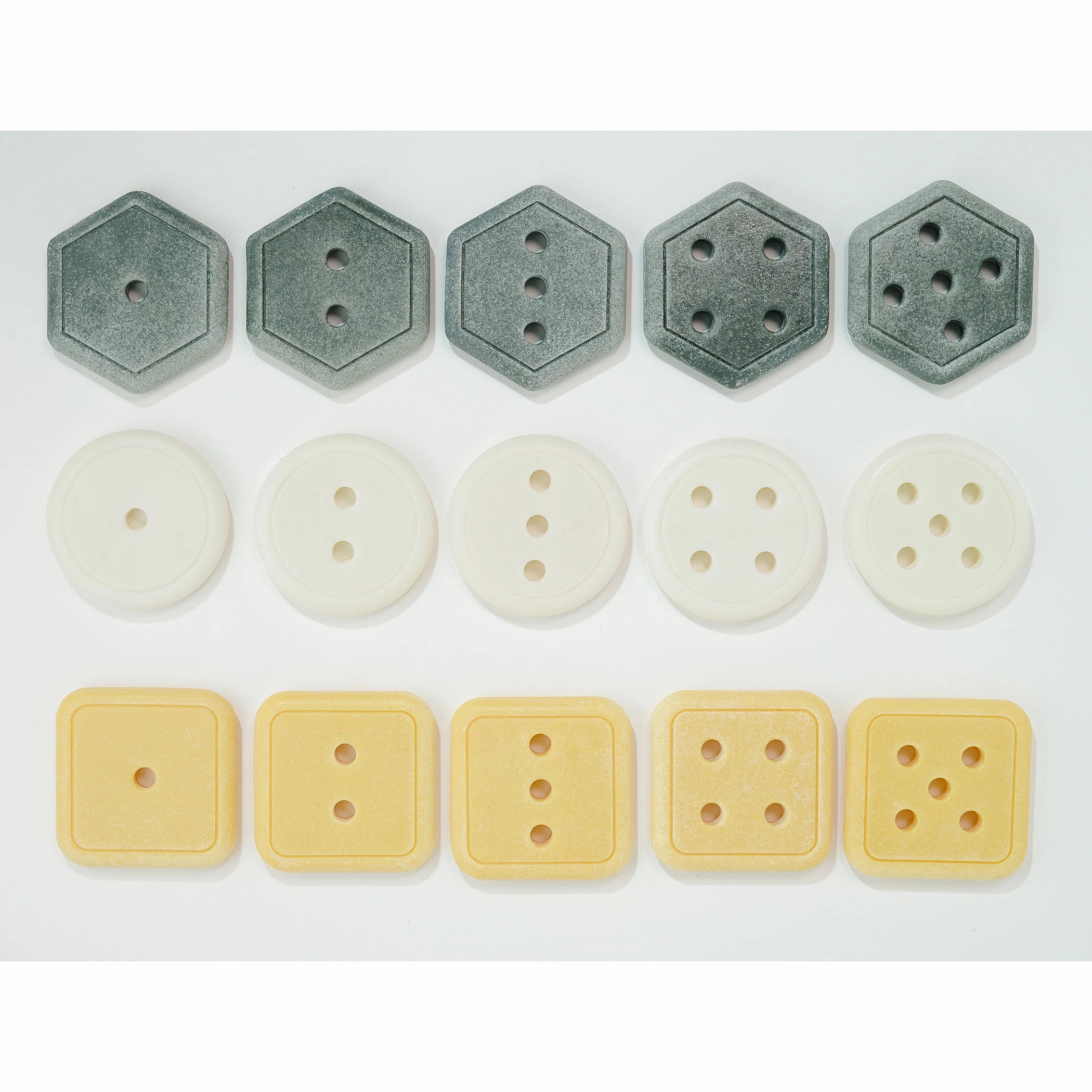 Yellow Door Count & Thread Stones - Educational Number and Shape Sorting Toy