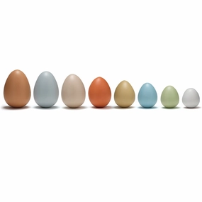 Yellow Door Educational Size-Sorting Eggs - Set of 8 - Multicolor