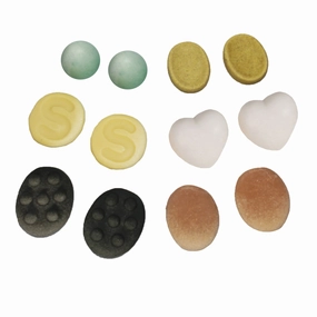 Yellow Door Sensory Worry Stones  Calming Focus Aid for Kids, Set of 12