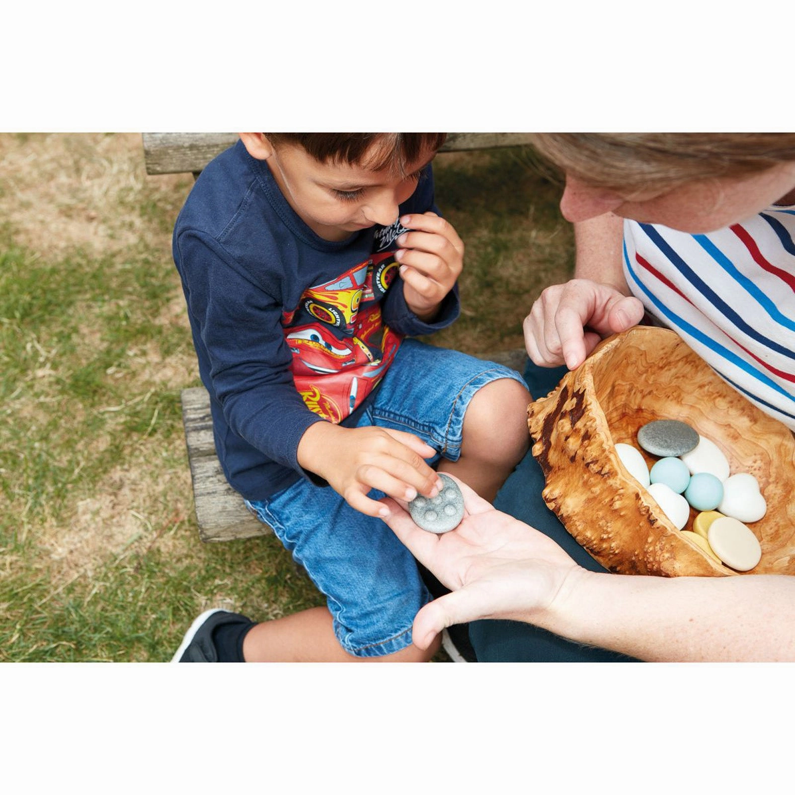 Yellow Door Sensory Worry Stones  Calming Focus Aid for Kids, Set of 12