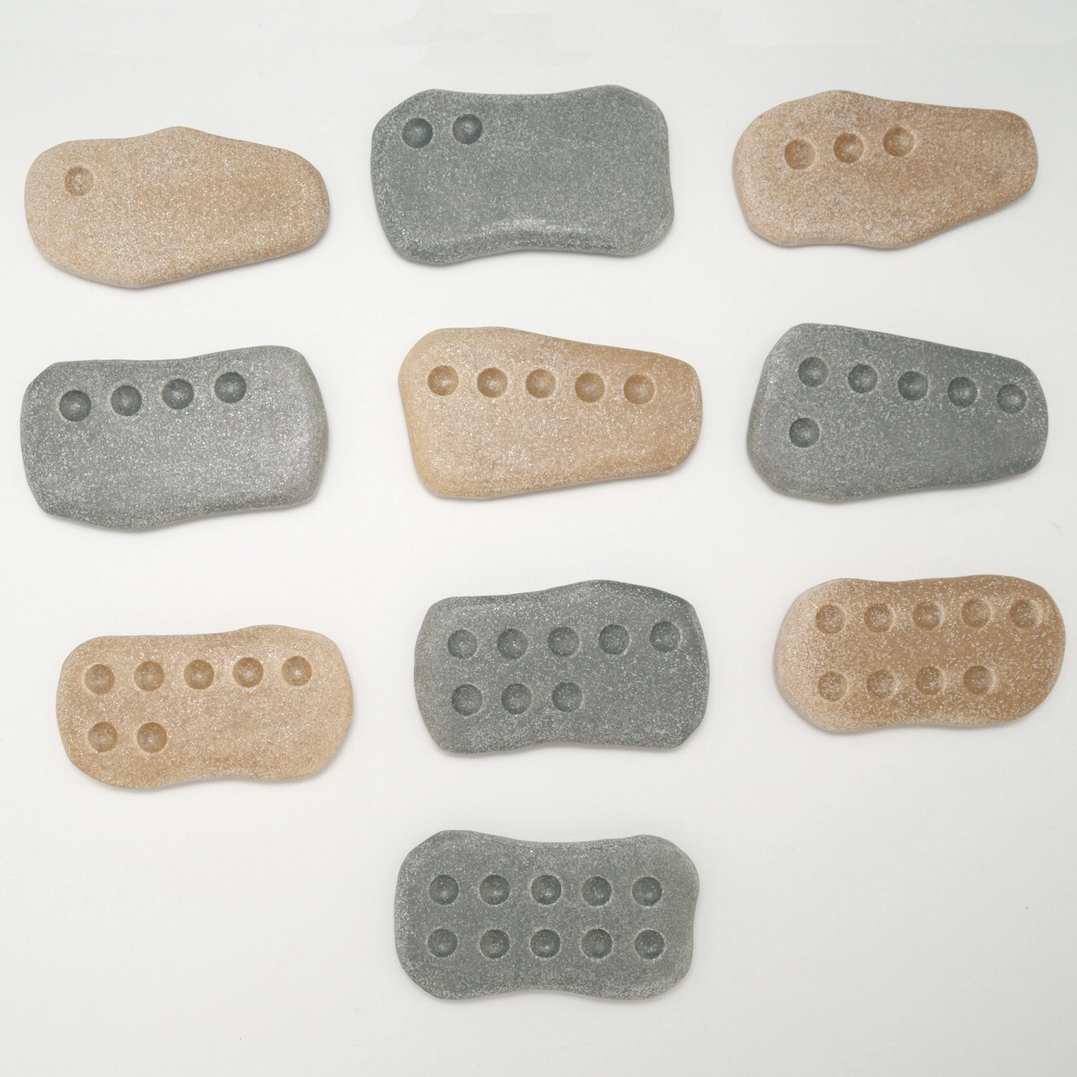 Yellow Door Tactile Counting Stones - Interactive Math Playset - Set of 20