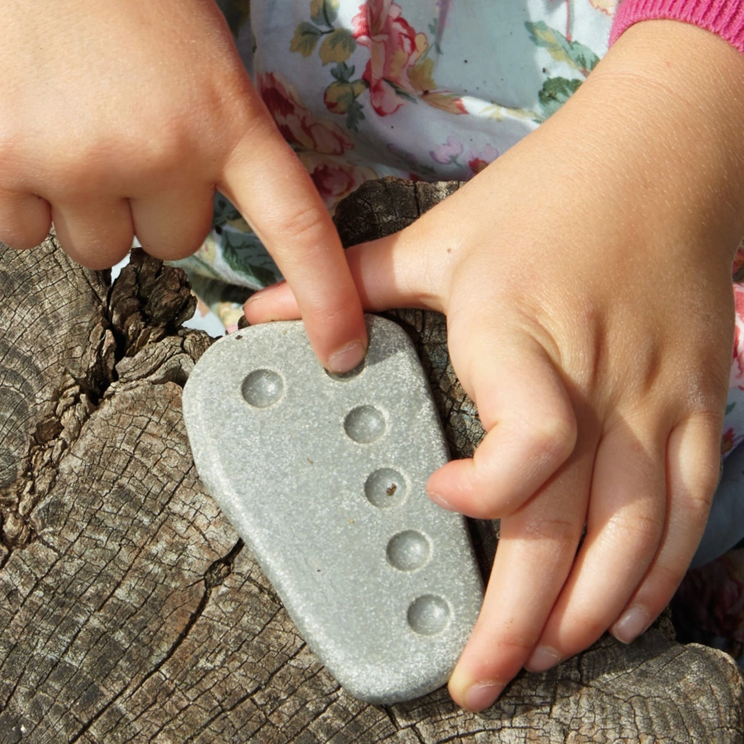 Yellow Door Tactile Counting Stones - Interactive Math Playset - Set of 20
