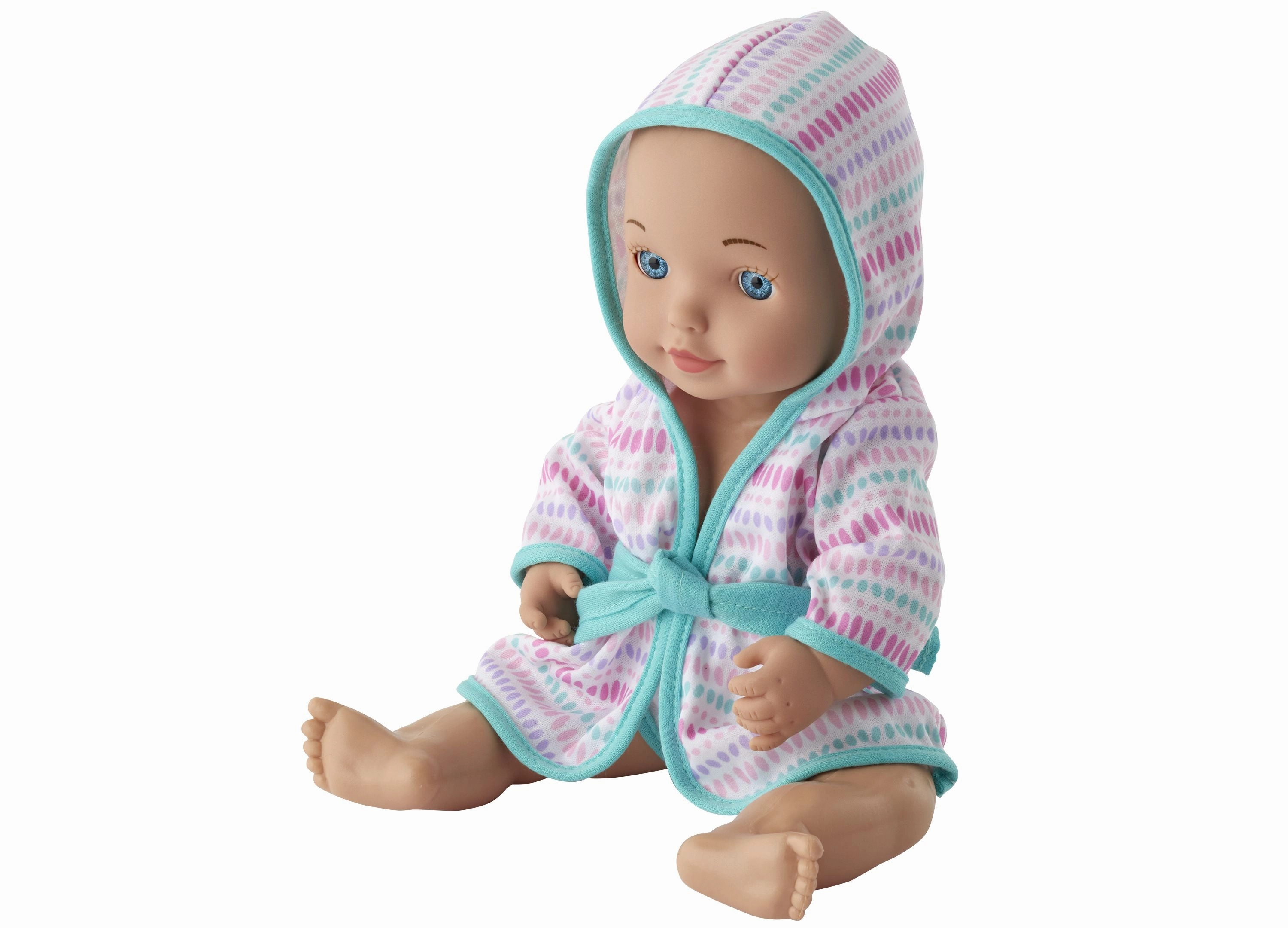 You & Me 12-inch Bath Time Baby Doll with Cozy Robe