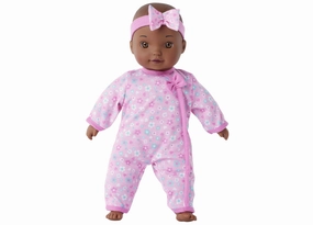 You & Me 12 inch Interactive Chatter & Coo Baby Doll - Pink Floral Sleeper